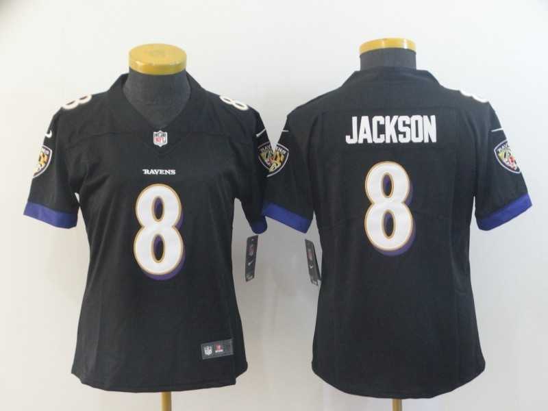 Women Nike Ravens 8 LaMar Jackson Black Vapor Untouchable Limited Jersey,We sell and wholesale Women Nike Ravens 8 LaMar Jackson Black Vapor Untouchable Limited Jersey on line form chian!